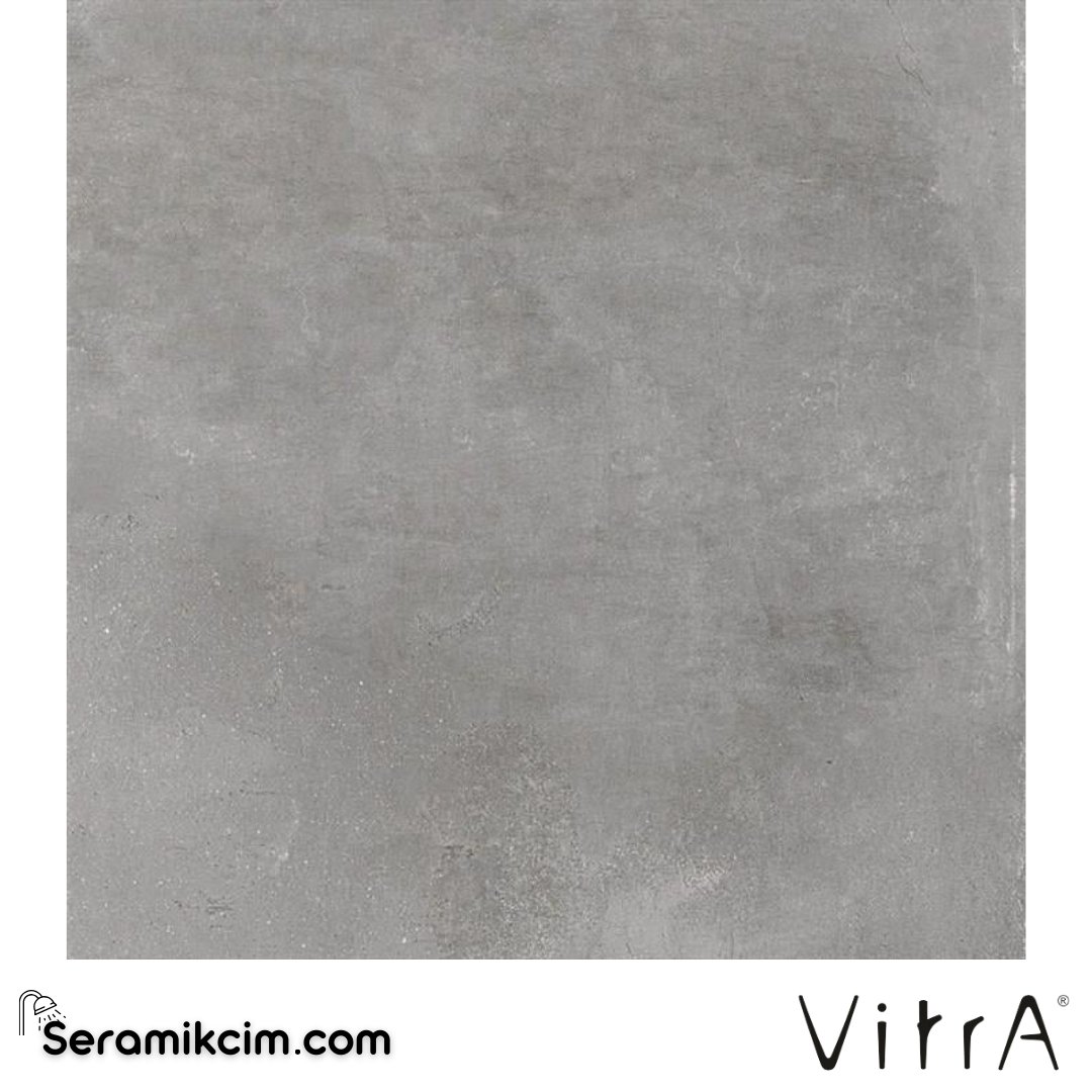 Vitra 60X60 Iceandsmoke Duman Gri Mat R9 7R K937640R0001VTE0 - K937640R0001VTE0