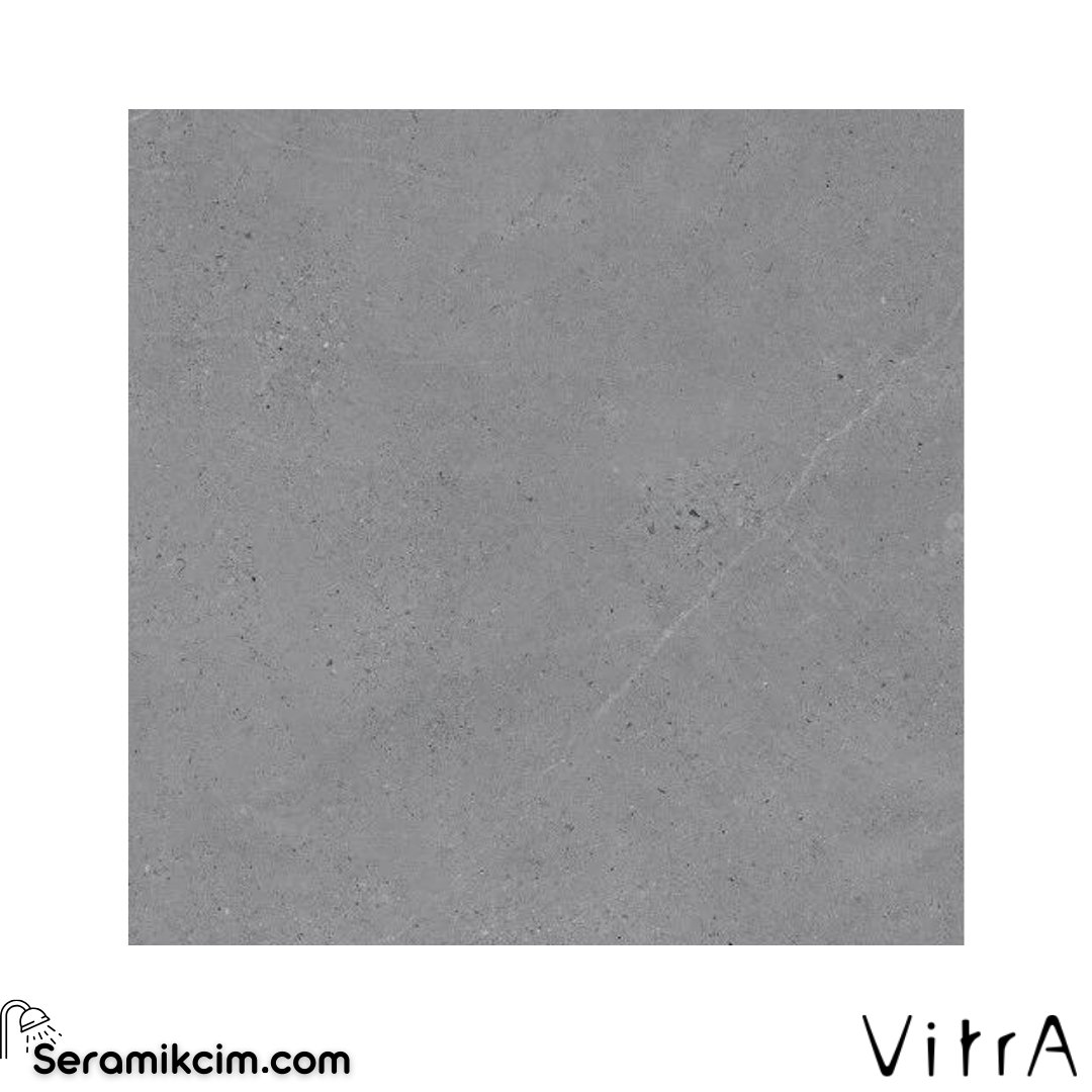 Vitra 60X60 Set6.0 Limestone Koyu Gri Mat R10A 7R