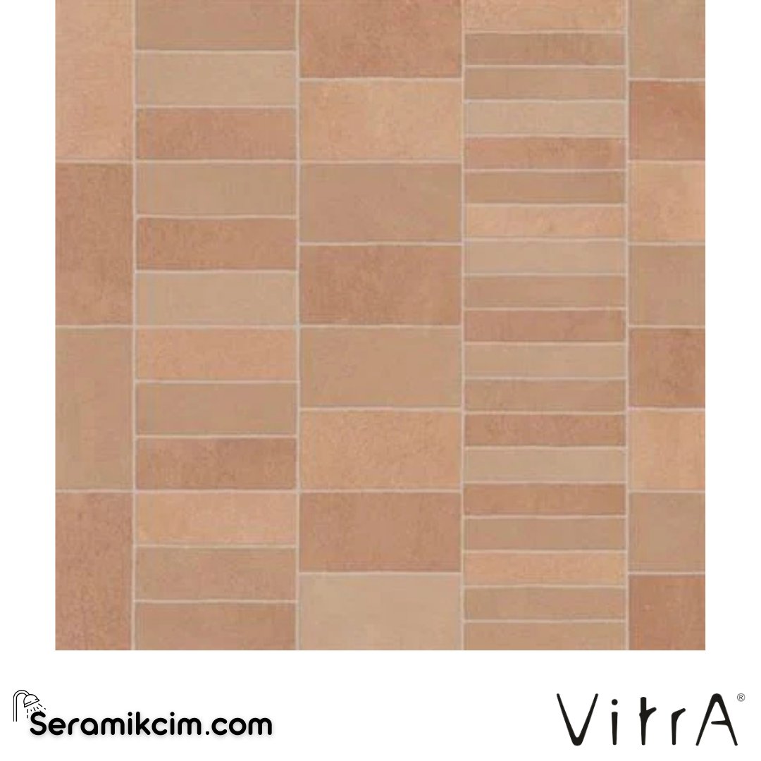 Vitra 80X80 CobbleMix Pave Terre R10B 7R K952074R0001VTET - K952074R0001VTET