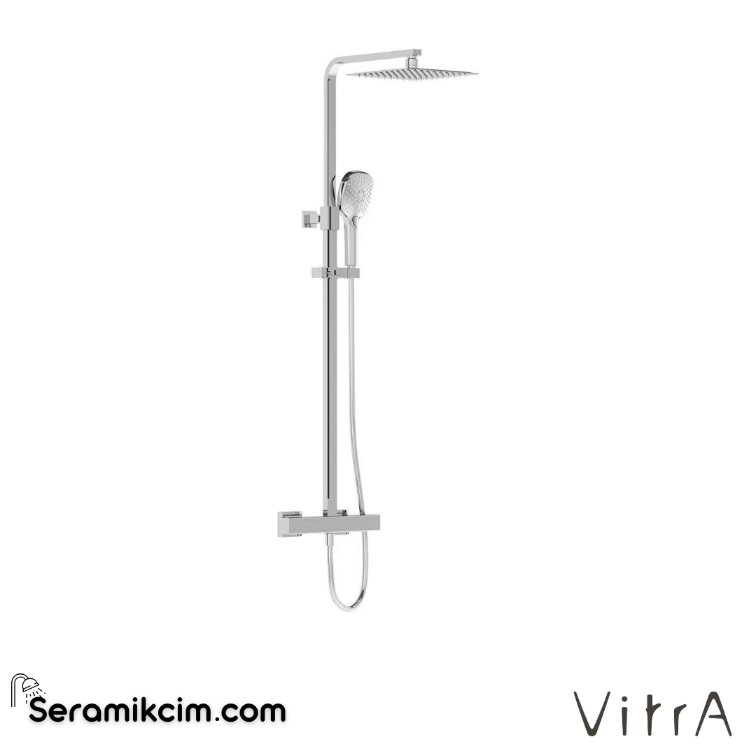 Vitra Aquaheat Bliss S 230 Duş Sistemi, Krom - A47202