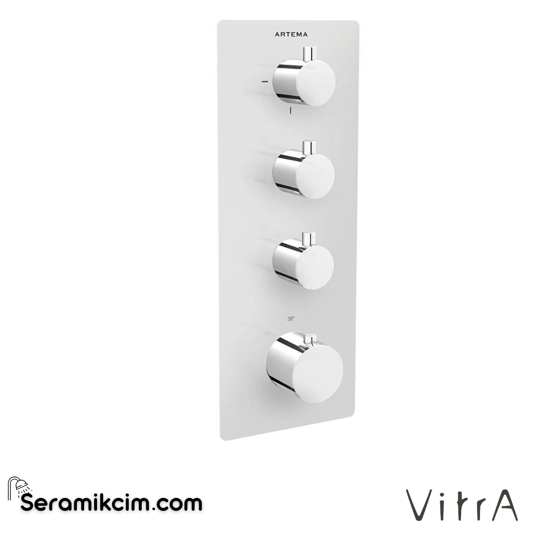 Vitra Aquaheat S5 Ankastre Banyo/Duş Bataryası (5 Yollu Yönlendirici) - A47189