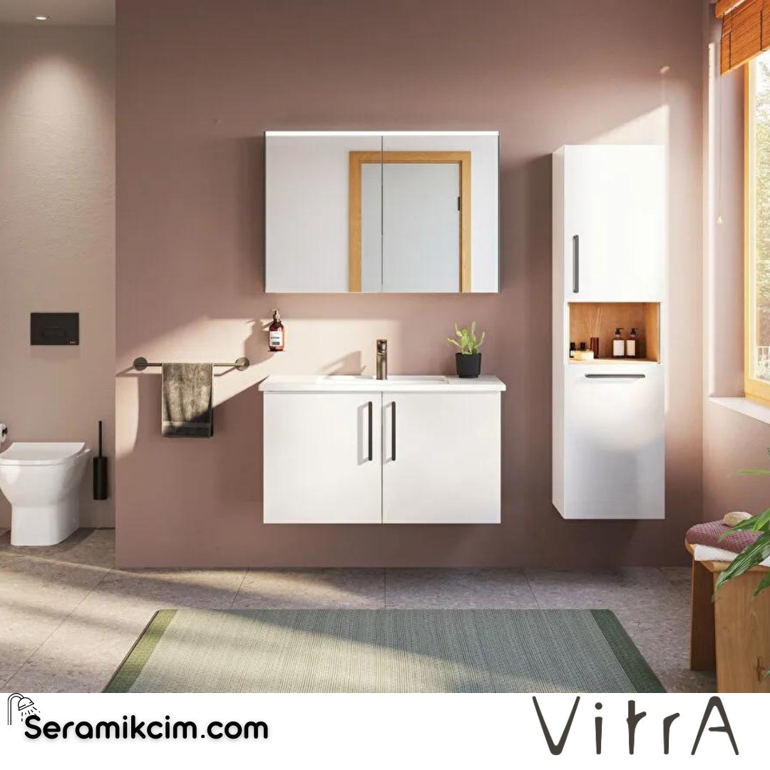 Vitra Core Dolaplı Ayna, 100cm, Aydınlatmalı - 66912