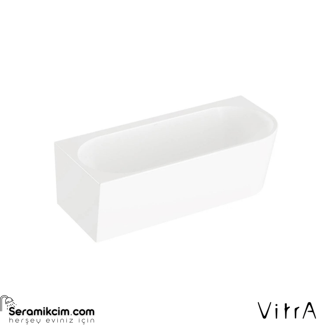 VitrA Geo 180X80 Sol Köşe Küvet + Ayak Seti + Gizli Sifon