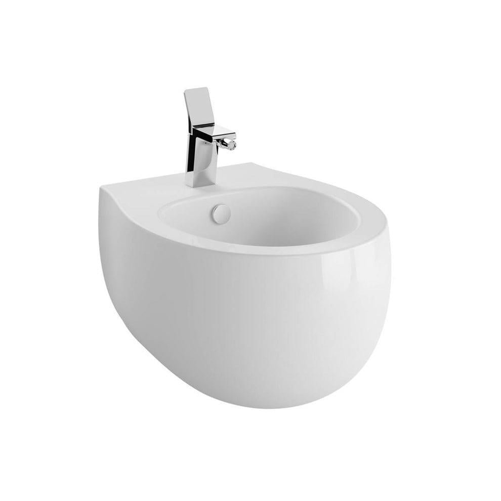 Vitra Memoria Asma Bide Gizli Montajlı, 55 Cm Tek Armatür Delikli, Su Taşma Delikli, Yanlardan Deliksiz, Clean, Beyaz