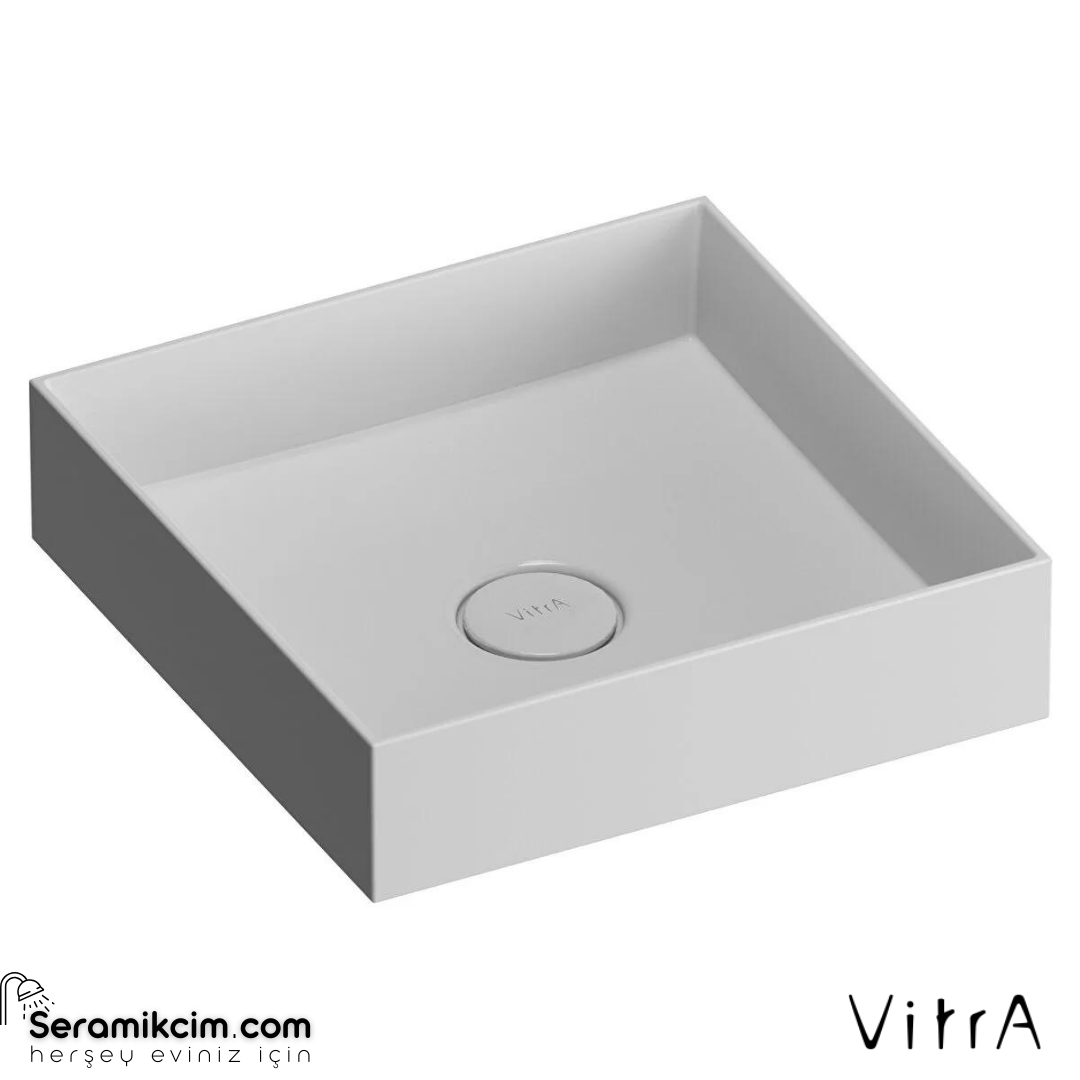 Vitra Memoria Infinit Çanak Lavabo Kare, 40 Cm 