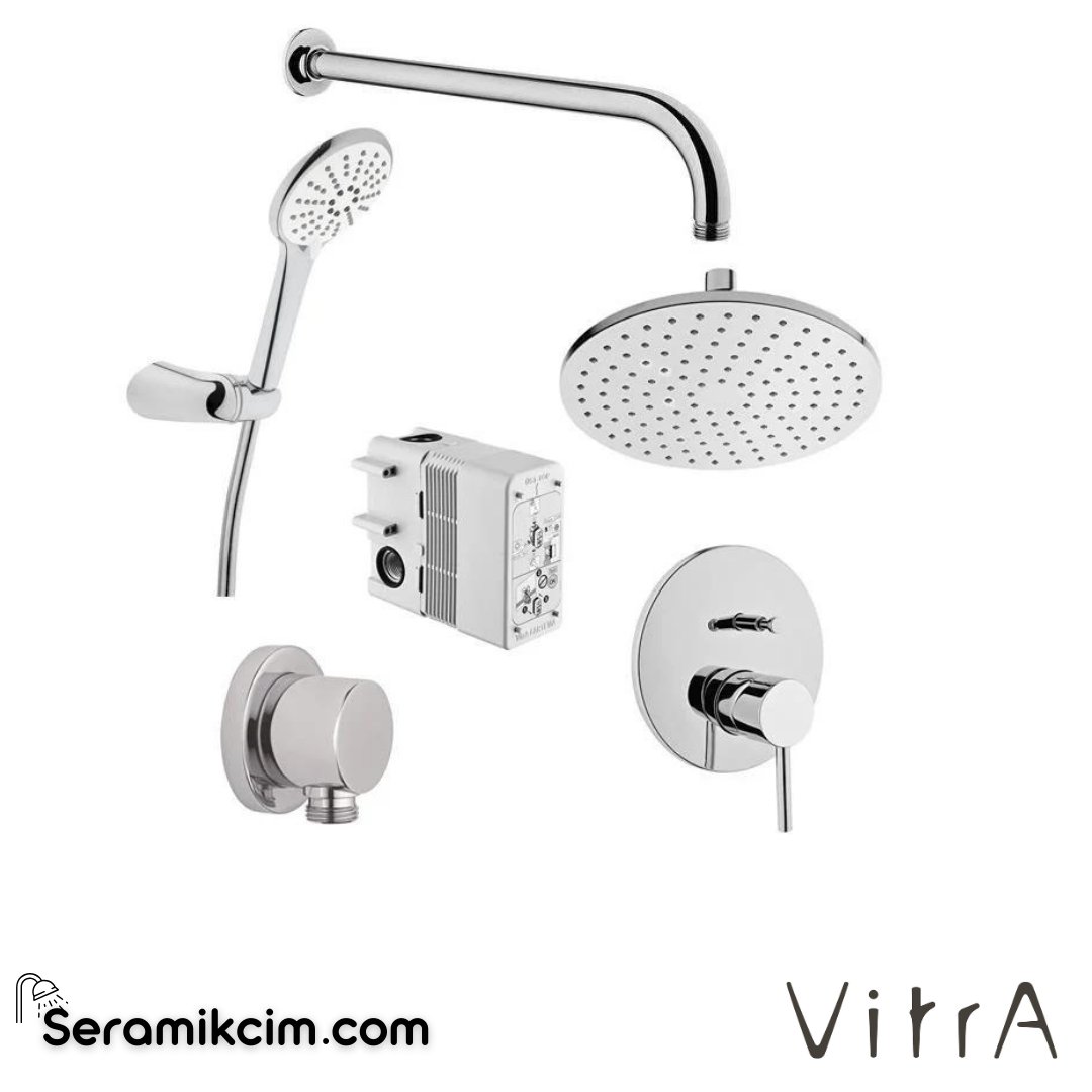 VitrA Minimax S Minimax S Ankastre Set (Rain L, Snow 3F) (A42210, A41949, A45223, A45736STA, A45708STA, A45652) A49296 - A49296