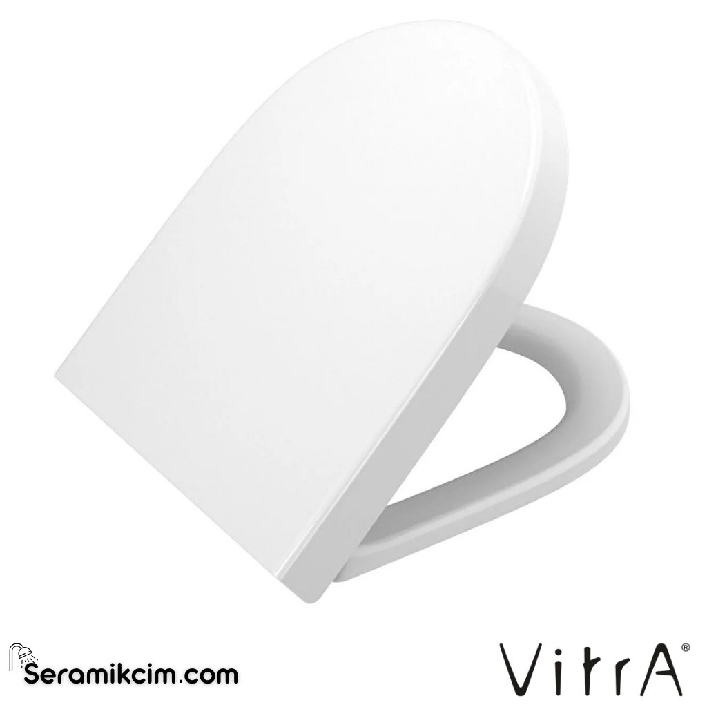 VitrA Nest Klozet Kapağı Duroplast, Üstten Sıkmalı Yavaş Kapanır, Metal Menteşeli, Beyaz 89-003-009 - 89-003-009