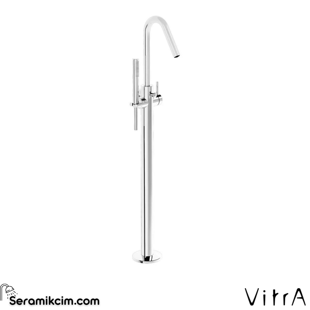 Vitra Origin Küvet Bataryası (Yerden - El Duşlu), Krom