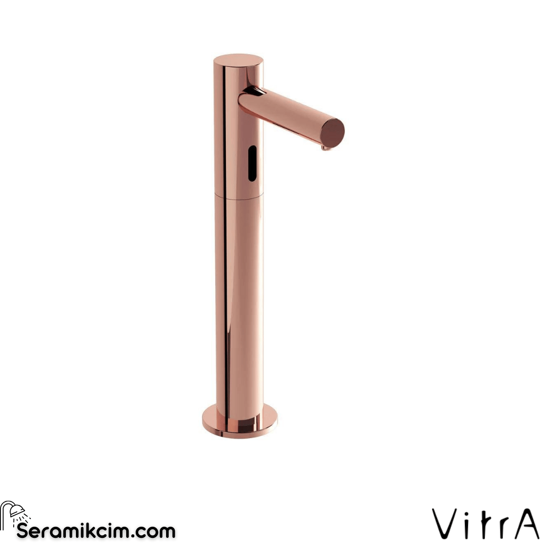 Vitra Origin Temassız Sıvı Sabunluk/Tezgah Üzeri ,Pilli,-Uzun, Bakır