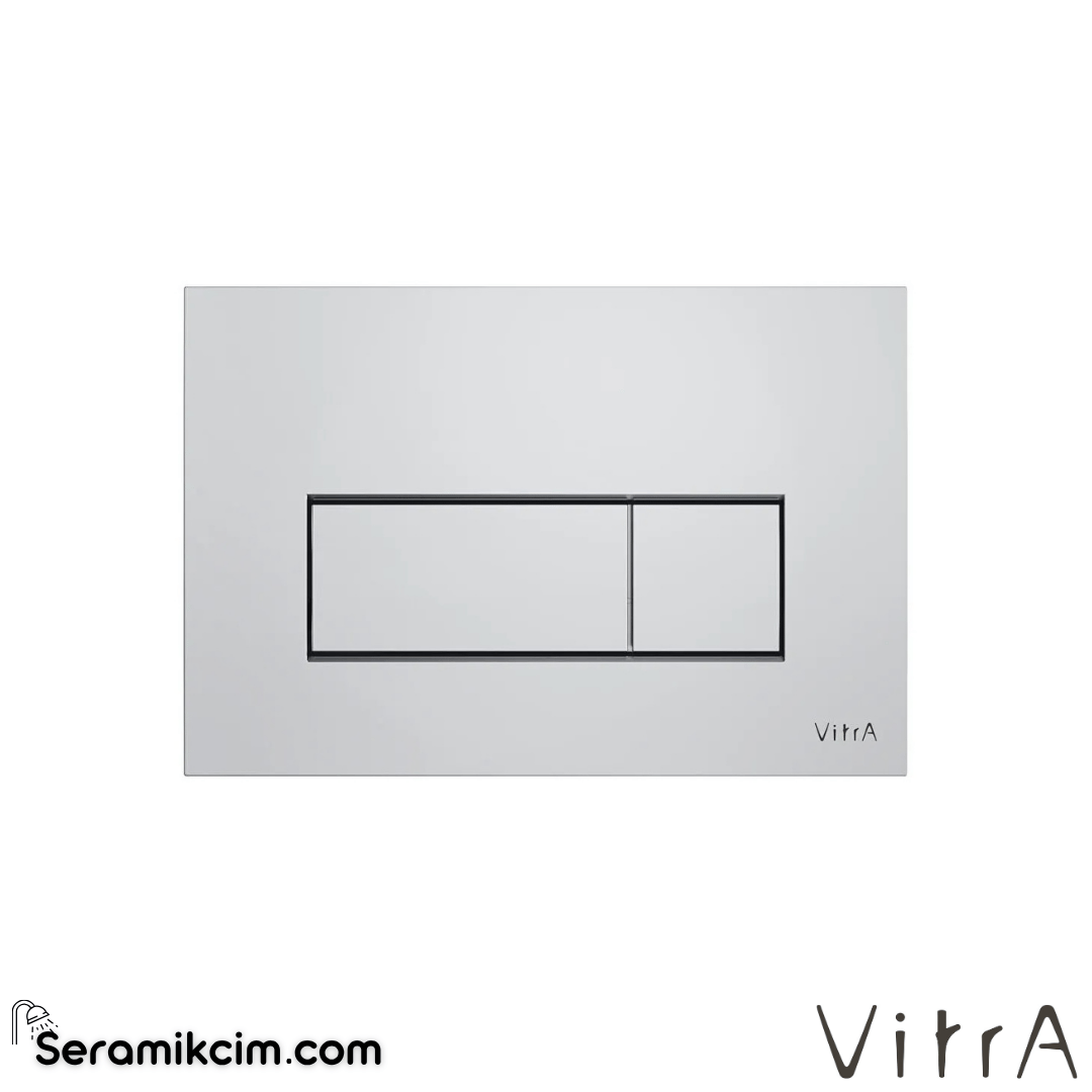 VitrA Root Square Kumanda Paneli, Parlak krom 740-2380 - 740-2380