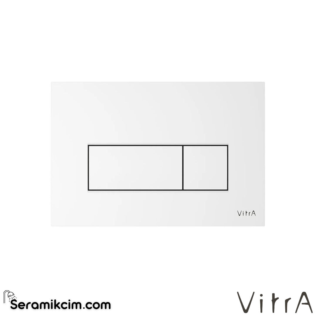 VitrA Root Square Kumanda Paneli, Parlak beyaz 740-2300 - 740-2300