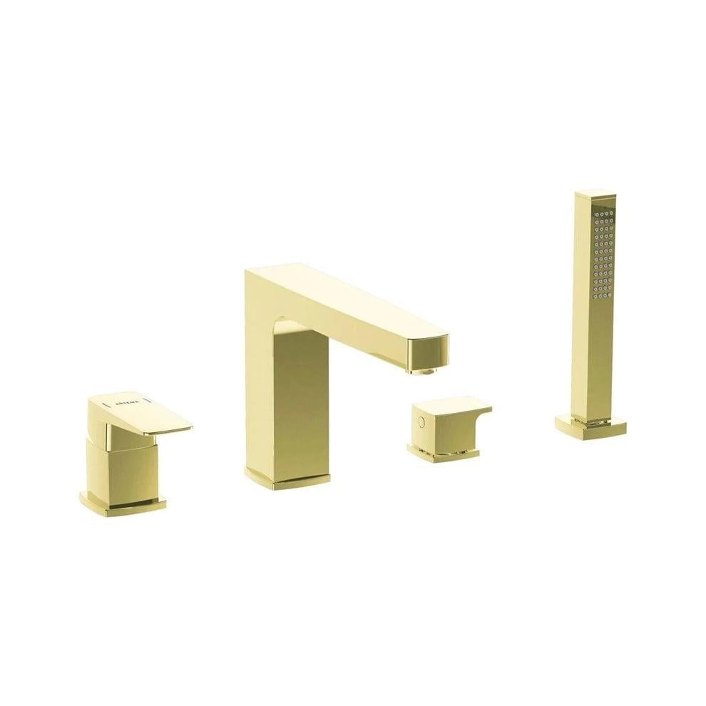 Vitra Root Square Küvet Bataryası (4 Delikli), Altın - A4275723