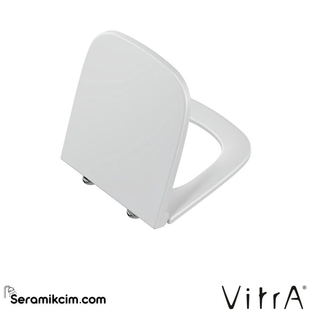 VitrA S20 Klozet Kapağı Duroplast, Üstten Sıkmalı Yavaş Kapanır, Metal Menteşeli, Beyaz 177-003-009 - 177-003-009