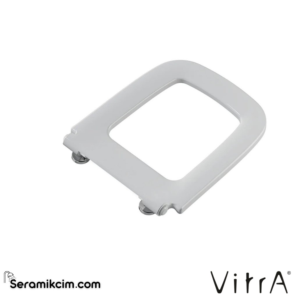 VitrA S20 Klozet Kapağı Duroplast, Üstten Sıkmalı Yavaş Kapanır, Metal Menteşeli, Beyaz 77-003-509 - 77-003-509