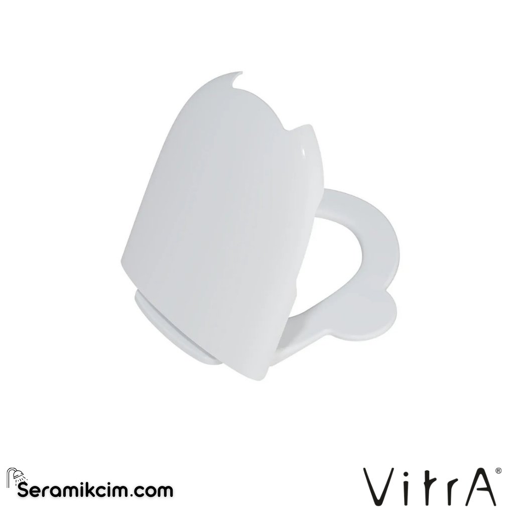 VitrA Sento Kids Klozet Kapağı Duroplast, Üstten Sıkmalı Yavaş Kapanır, Metal Menteşeli, Beyaz 133-003-009 - 133-003-009