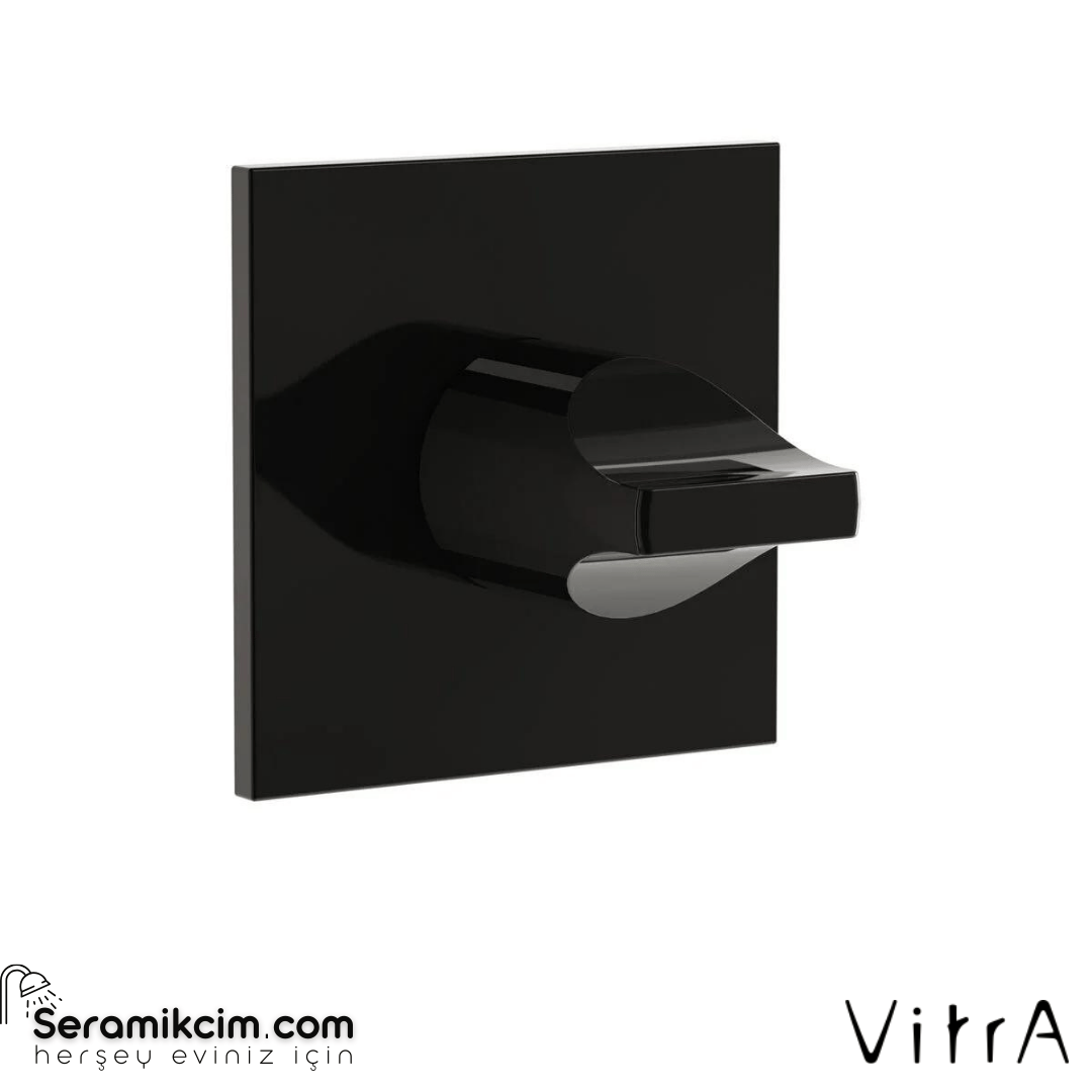 Vitra Suit 3 Yollu Yönlendirici Sıva Üstü, Parlak Siyah