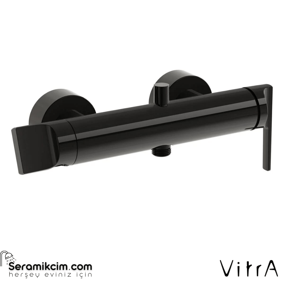 Vitra Suit Banyo Bataryası, Parlak Siyah