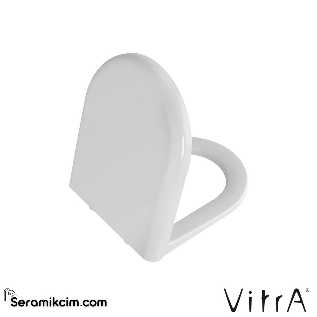 VitrA Zentrum Klozet Kapağı Duroplast, Üstten Sıkmalı Yavaş Kapanır, Metal Menteşeli, Beyaz 94-003-009 - 94-003-009
