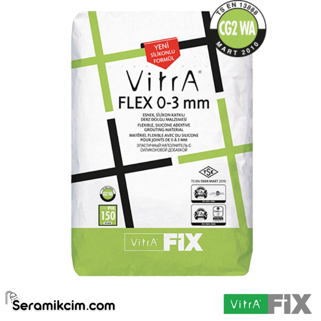 VitrAFix Jasmin Flex 0-3 mm CG2 WA 20 kg Derz Dolgu - F24303520