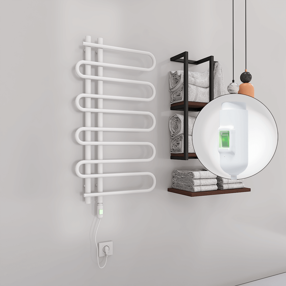 ZANTE Elektirikli Havlupan 500x1000  Beyaz (On/Off Düğmeli) 300W