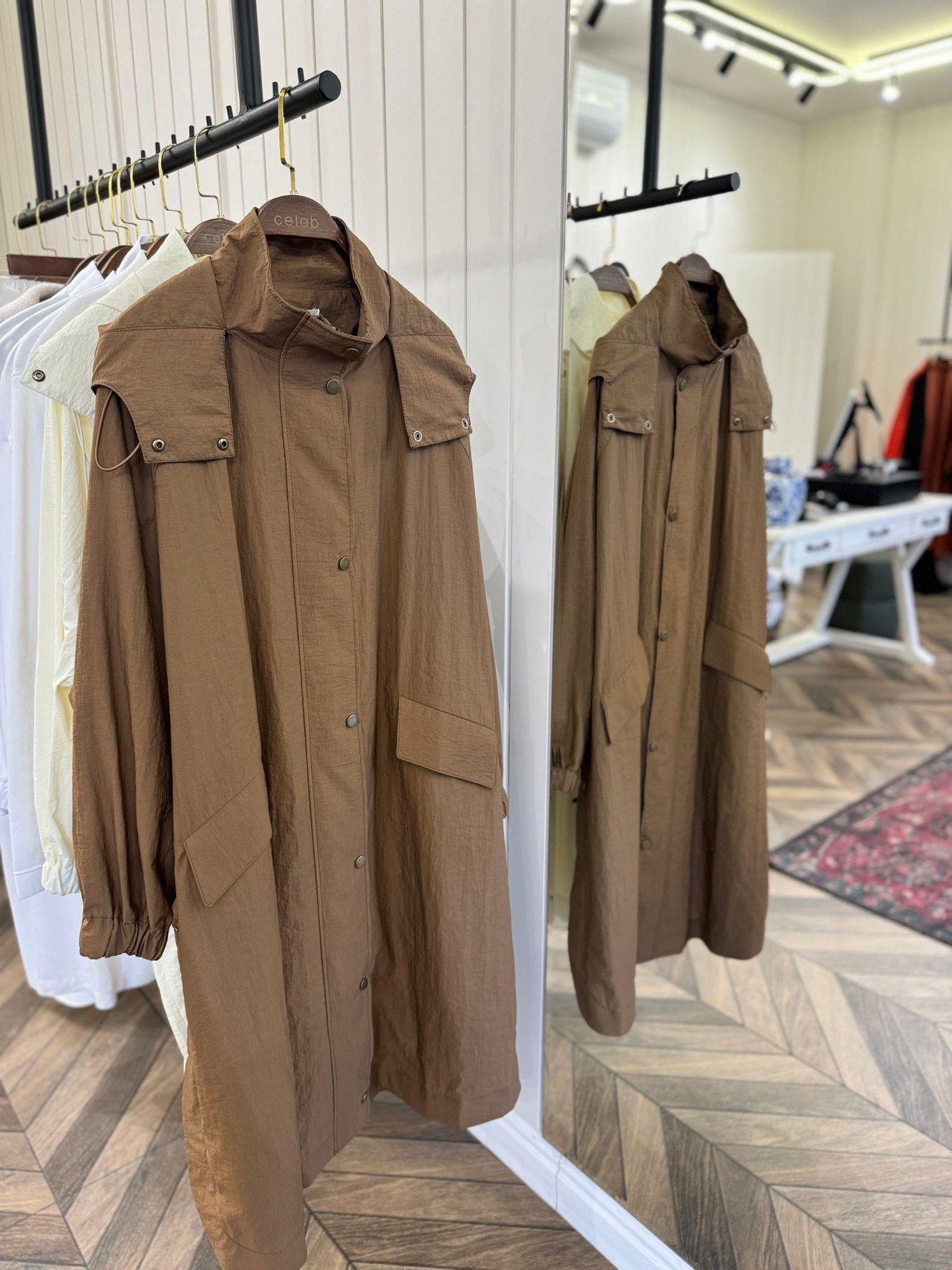 202425FW LİNEA TRENCHCOAT Taba