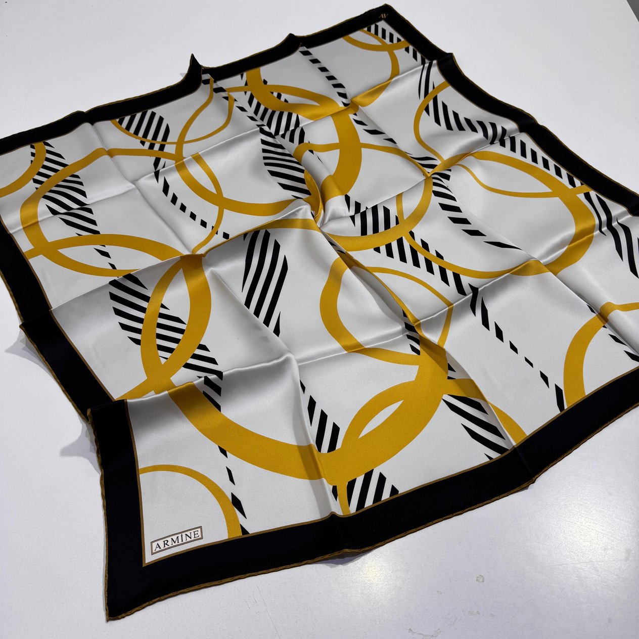 Armine İpek Eşarp 2023/24 İlkbahar Yaz Sezonu 8968-05- Twill (Tivil) İpek