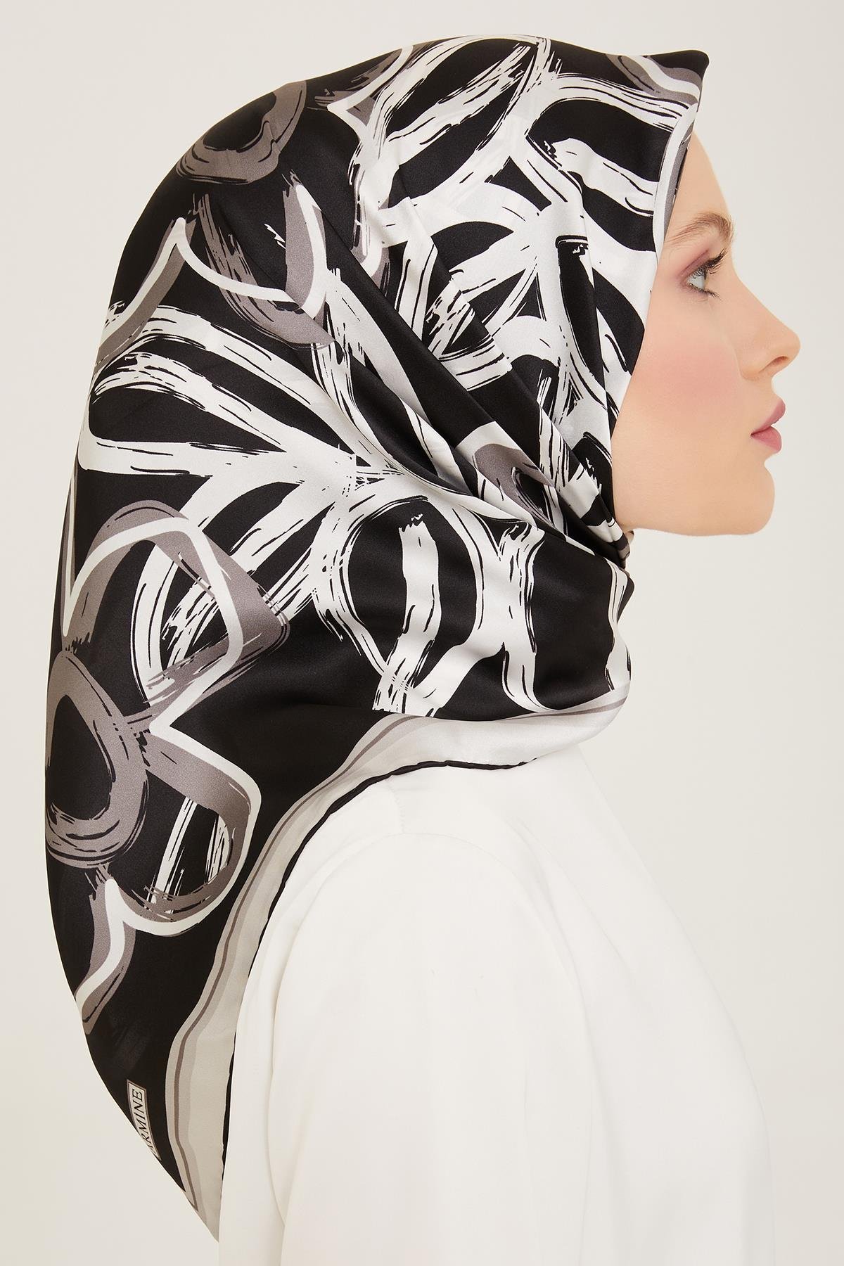 Armine Sura İpek Eşarp 9123-01