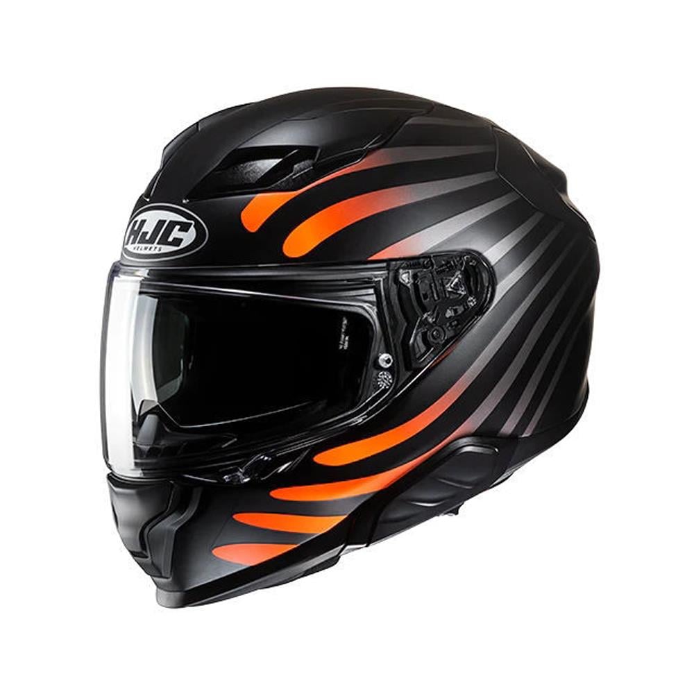 HJC F71 Zen MC7SF Kapalı Motosiklet Kaskı Siyah Turuncu