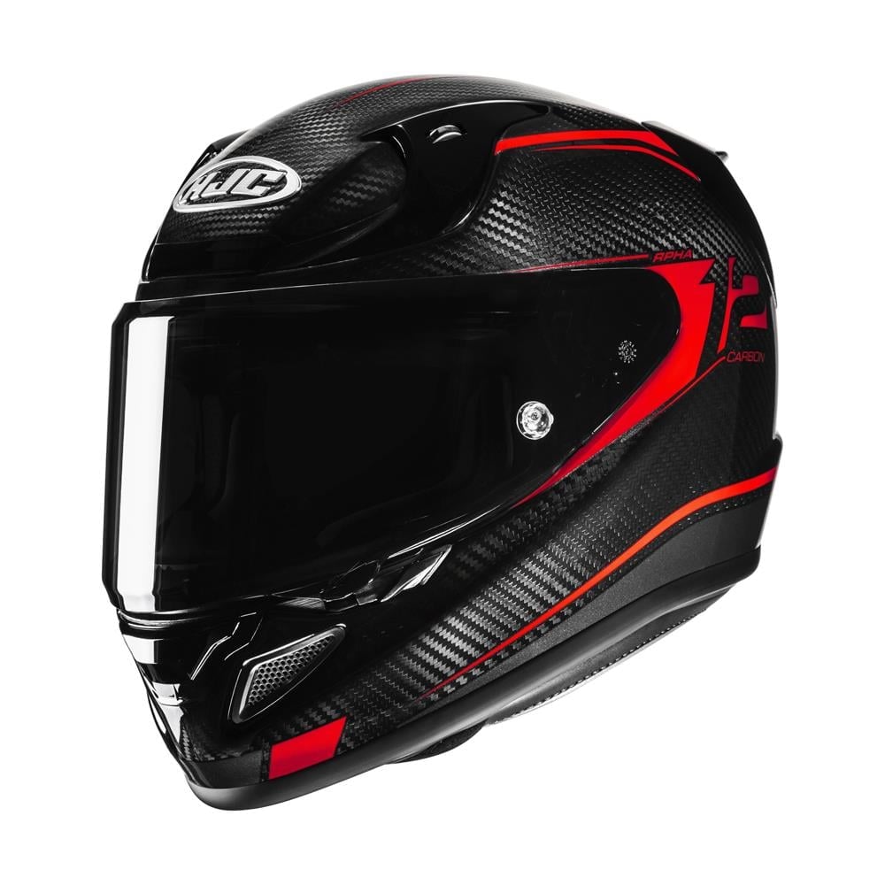 HJC RPHA12 Carbon Keres MC1 Kapalı Motosiklet Kaskı Kırmızı