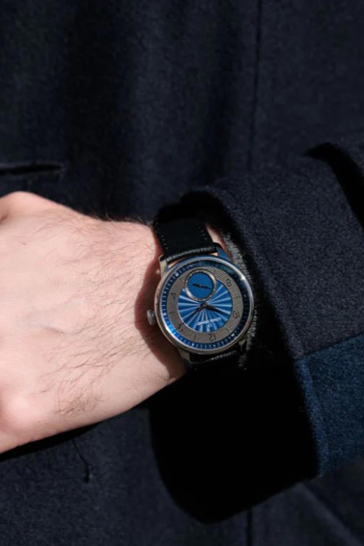 Petite Seconde Guilloché Anthracite Blue