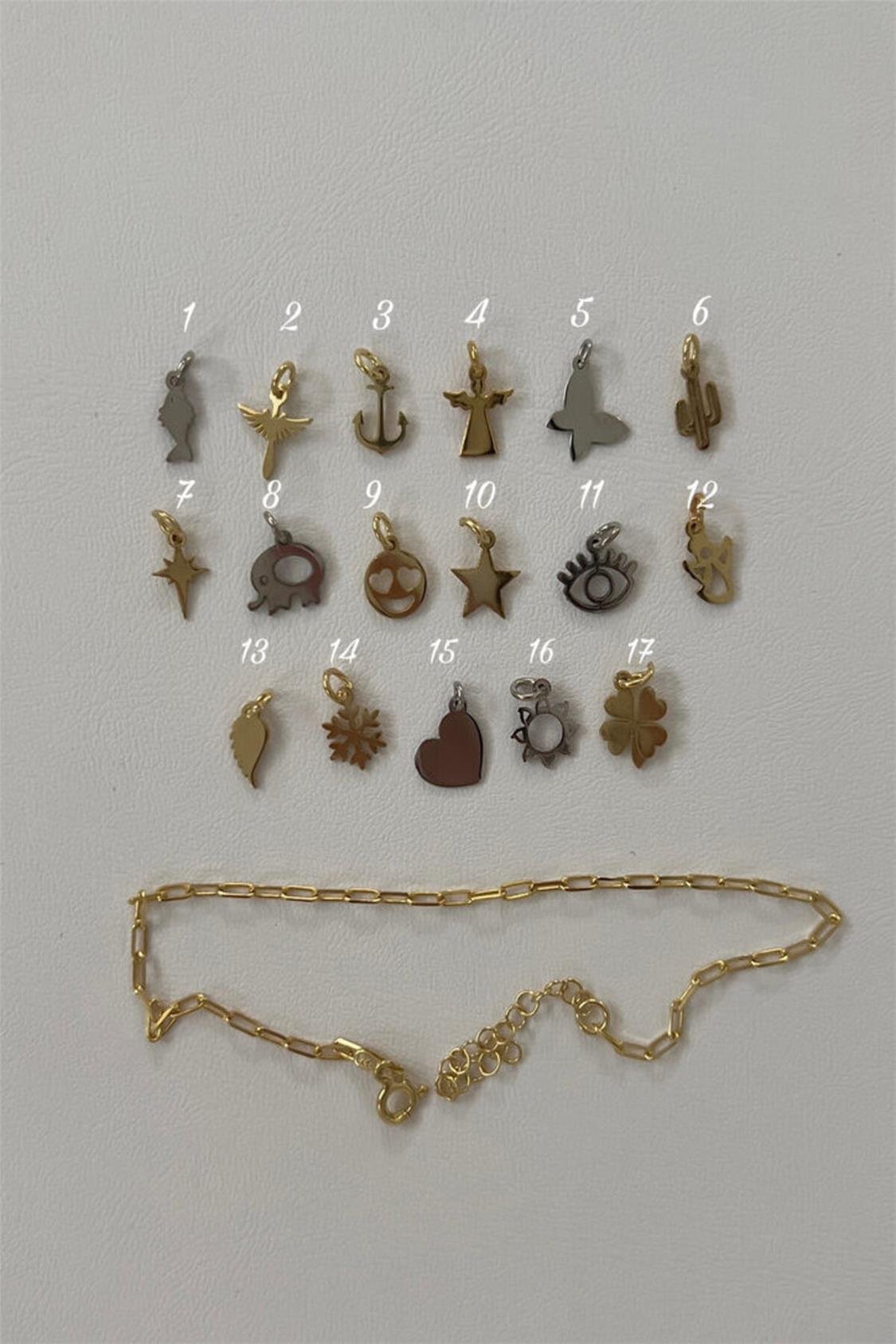925 Gümüş | Kendi Şans Bilekliğini Yap (4 charm)