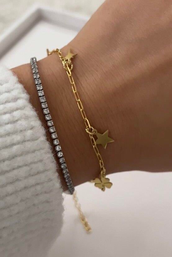 925 Gümüş | Kendi Şans Bilekliğini Yap (4 charm)
