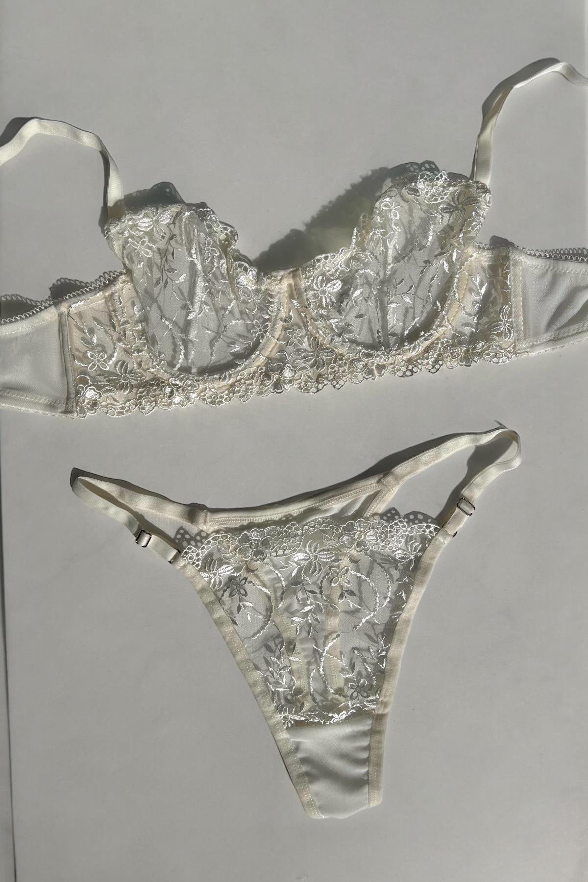 Ekru Bralet Takım