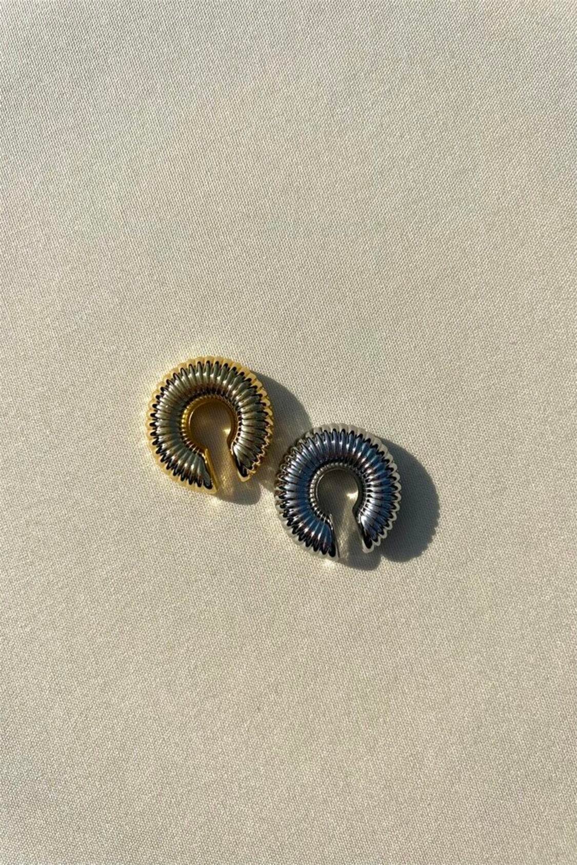 Tırtıklı İri Ear Cuff