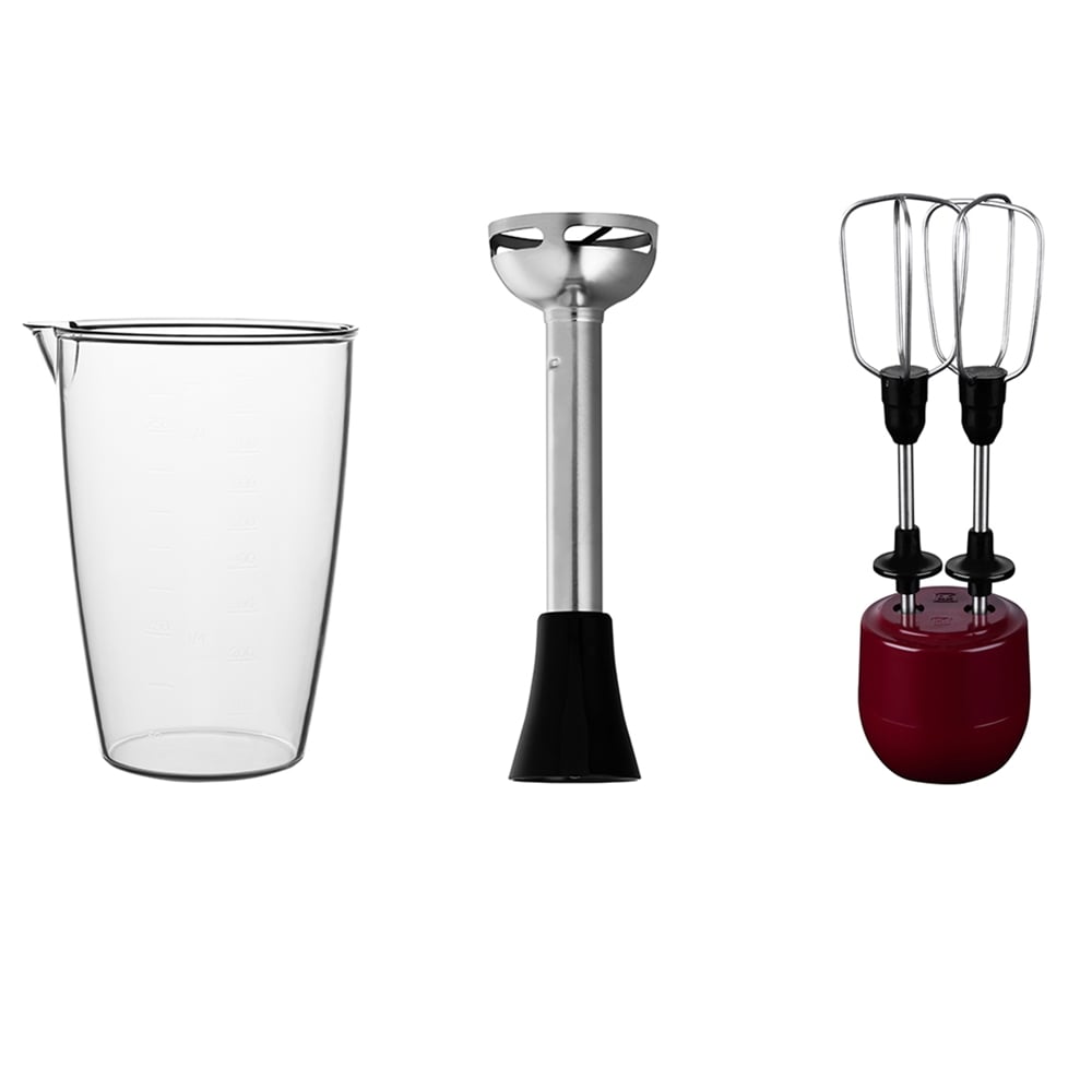 VESTEL RETRO BORDO EL BLENDER SETİ