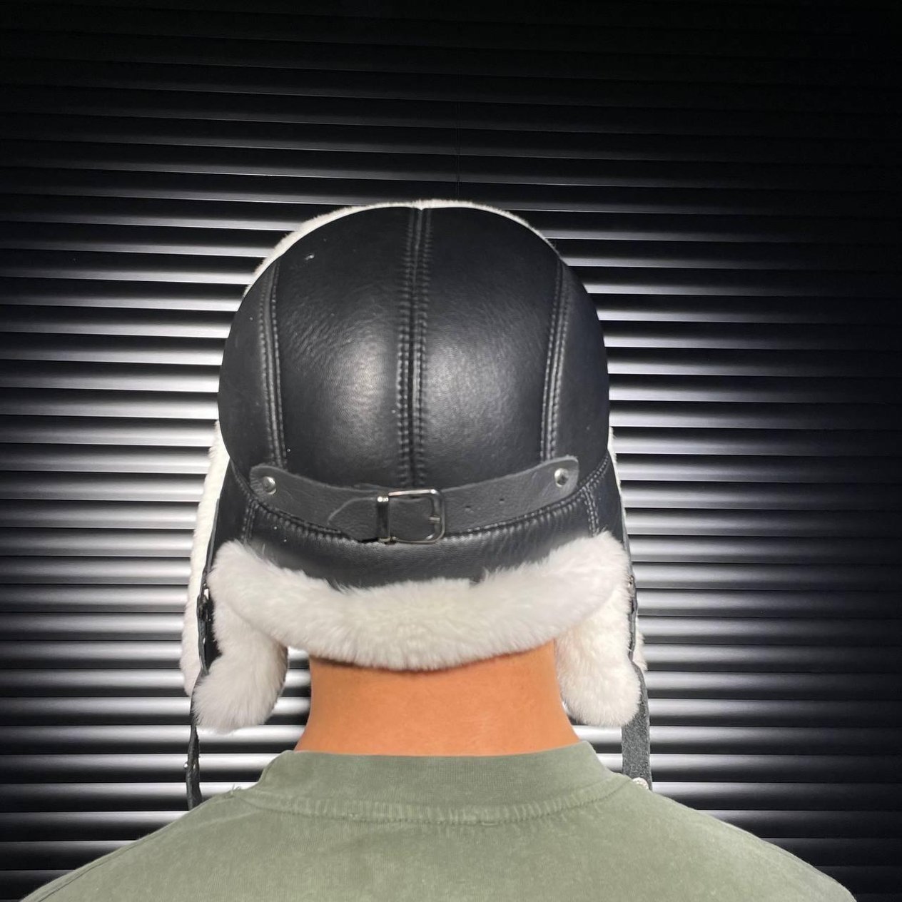 Hakiki Deri Içi Kürklü Ushanka Pilot Şapka