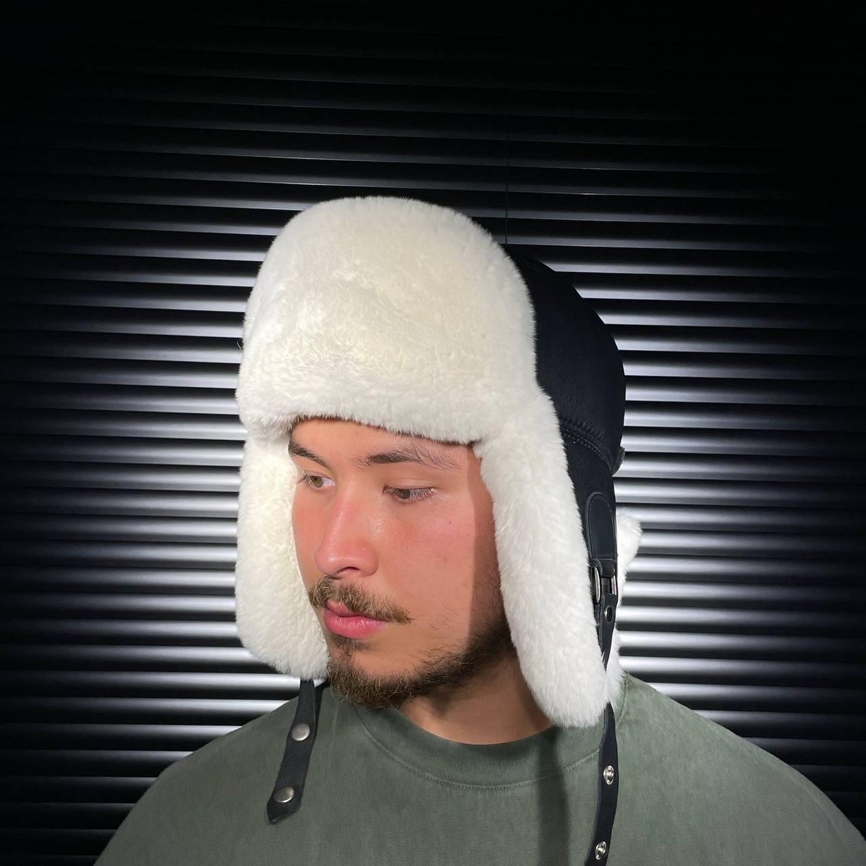 Hakiki Deri Içi Kürklü Ushanka Pilot Şapka