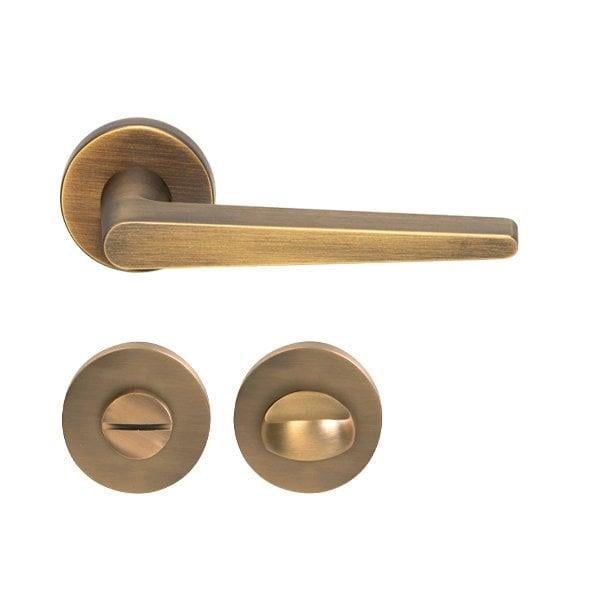 Hafele Kapı Kolu Seti Polly II WC Bronz 50 Adet