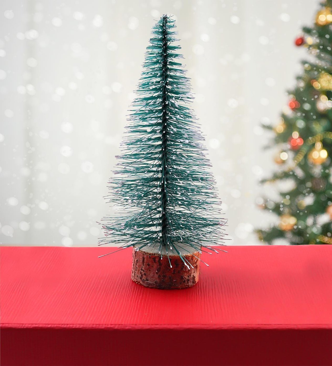 Özel Dekoratif Mini Çam Ağacı 17cm