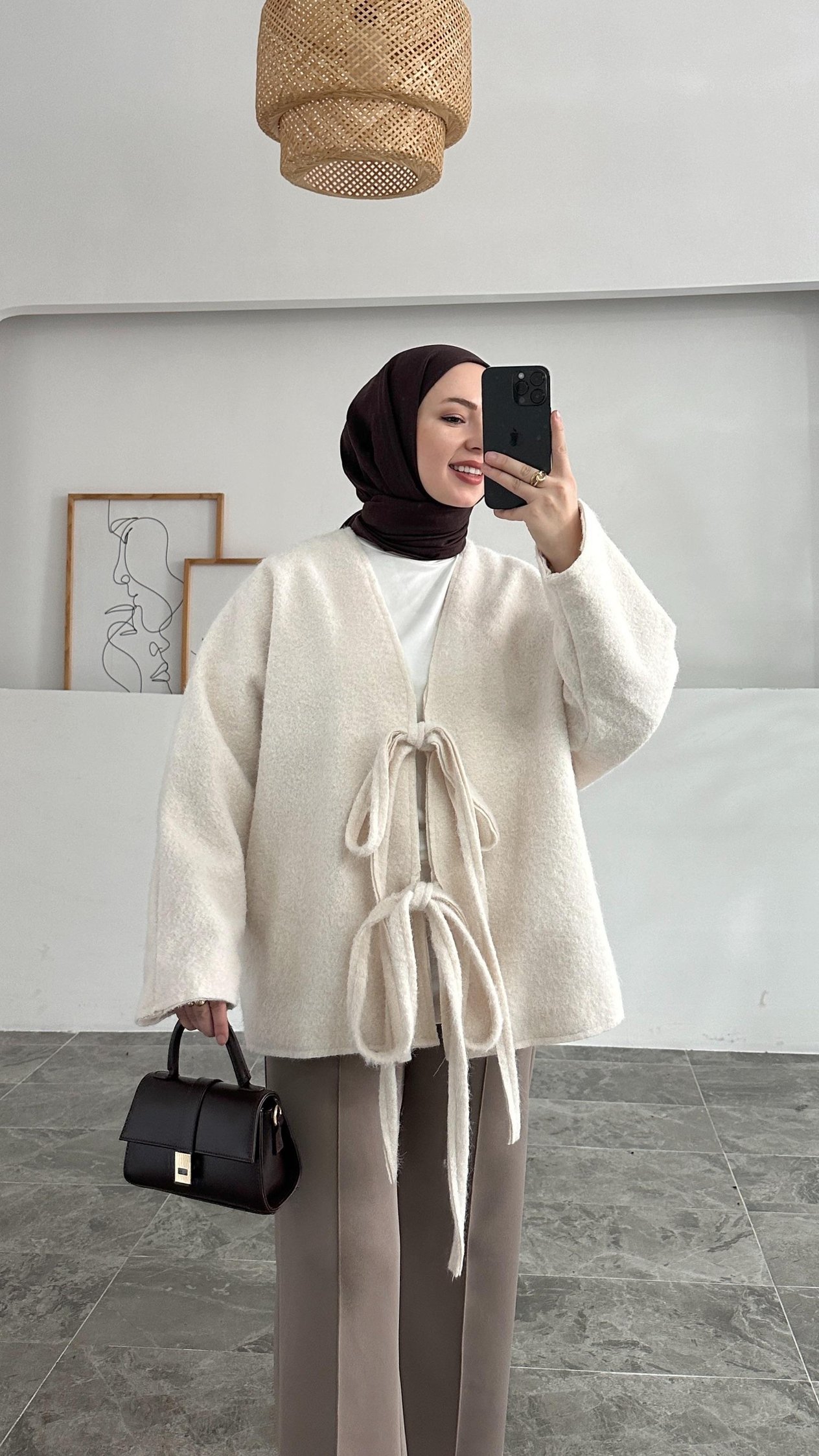 Vilona Pinterest Model Krem Kaban