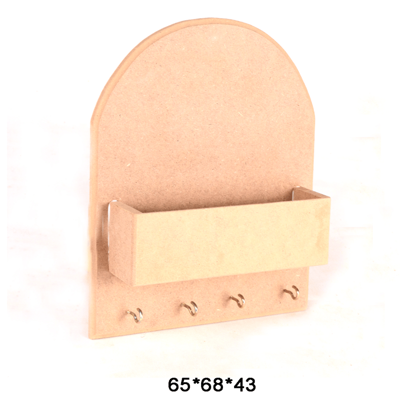 MDF OBJE- CEPLİ DÜZ OVAL ANAHTARLIK