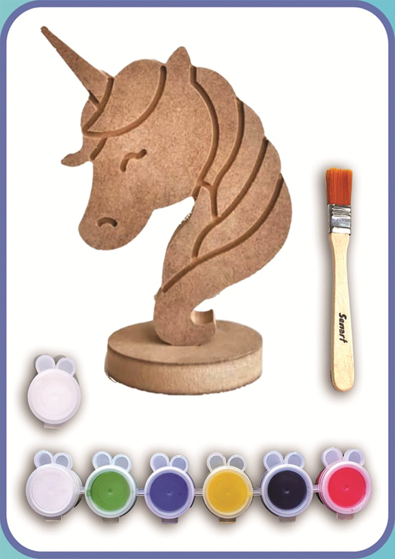 SENART AHŞAP BOYAMA SETİ AB - 005 UNİCORN