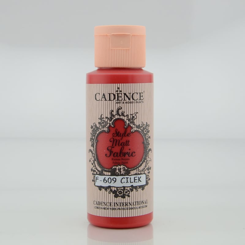 STYLE MATT KUMAŞ BOYA F-609 ÇİLEK 59ML