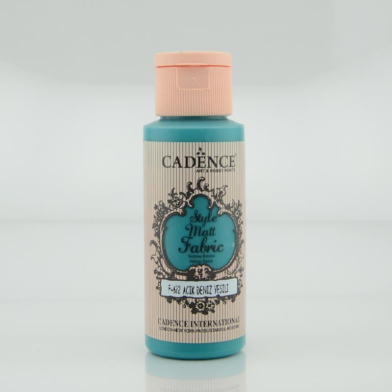 STYLE MATT KUMAŞ BOYA F-622 AÇIK DENİZ YEŞİLİ 59ML