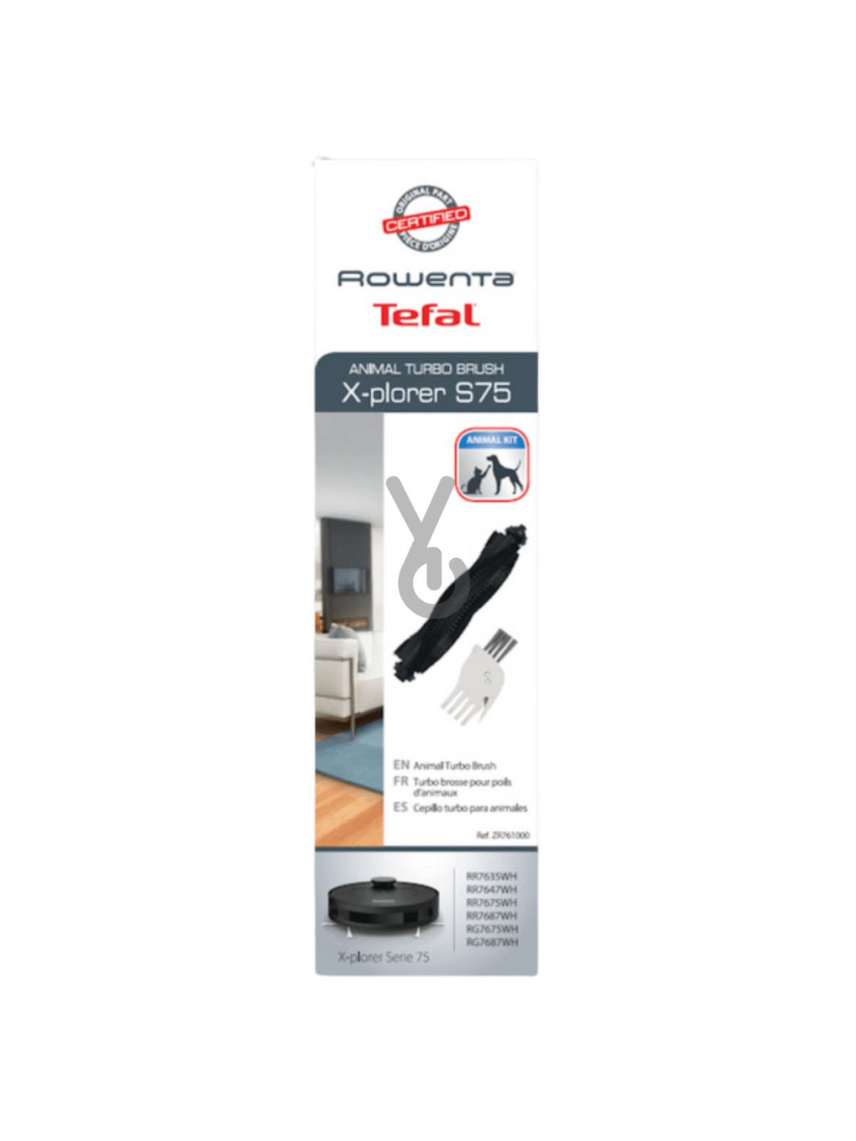 Tefal X-plorer S75 Animal Turbo Fırça Seti ZR76100