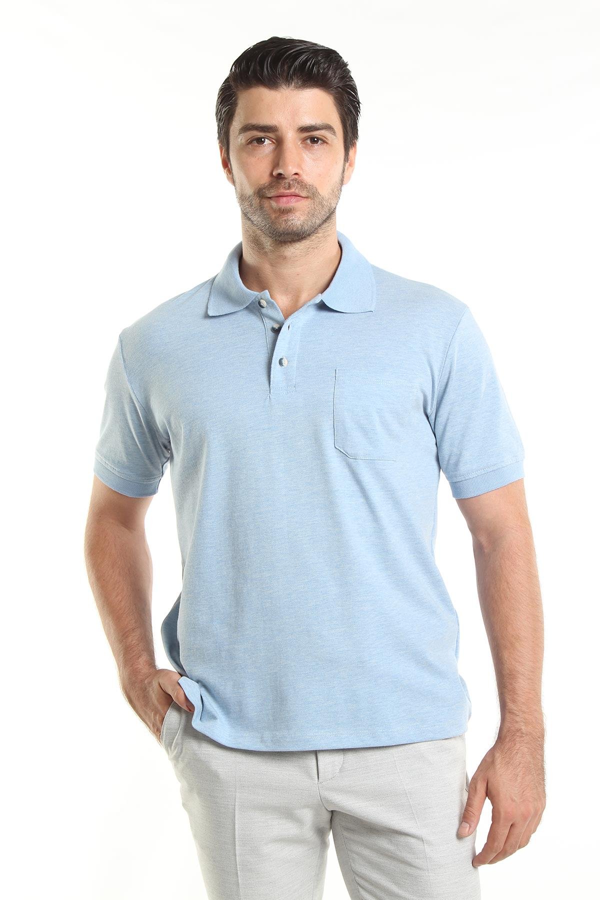 intersivinİntersivin Normal Kalıp Cepli %100 Pamuk Erkek T-Shirt