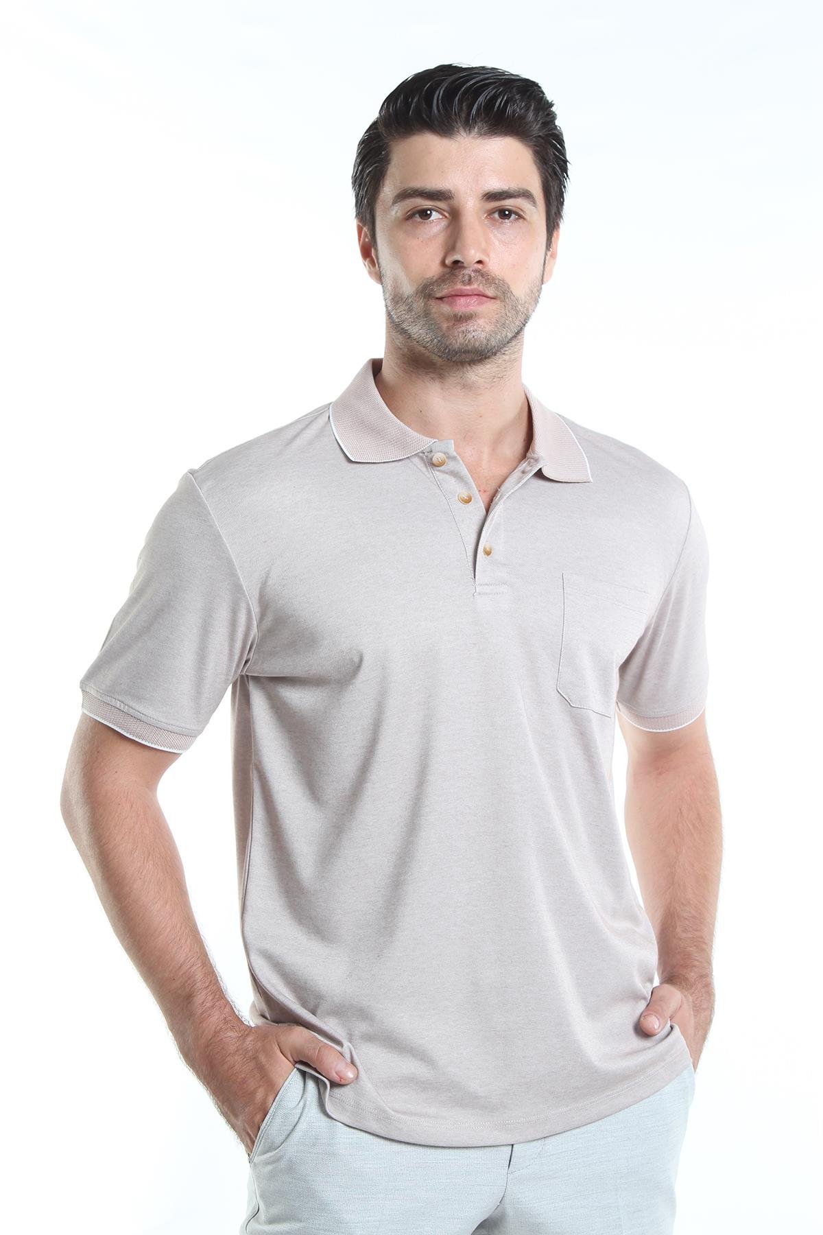 intersivinİntersivin Normal Kalıp Polo Yaka Cepli %100 Pamuk Erkek T-Shirt
