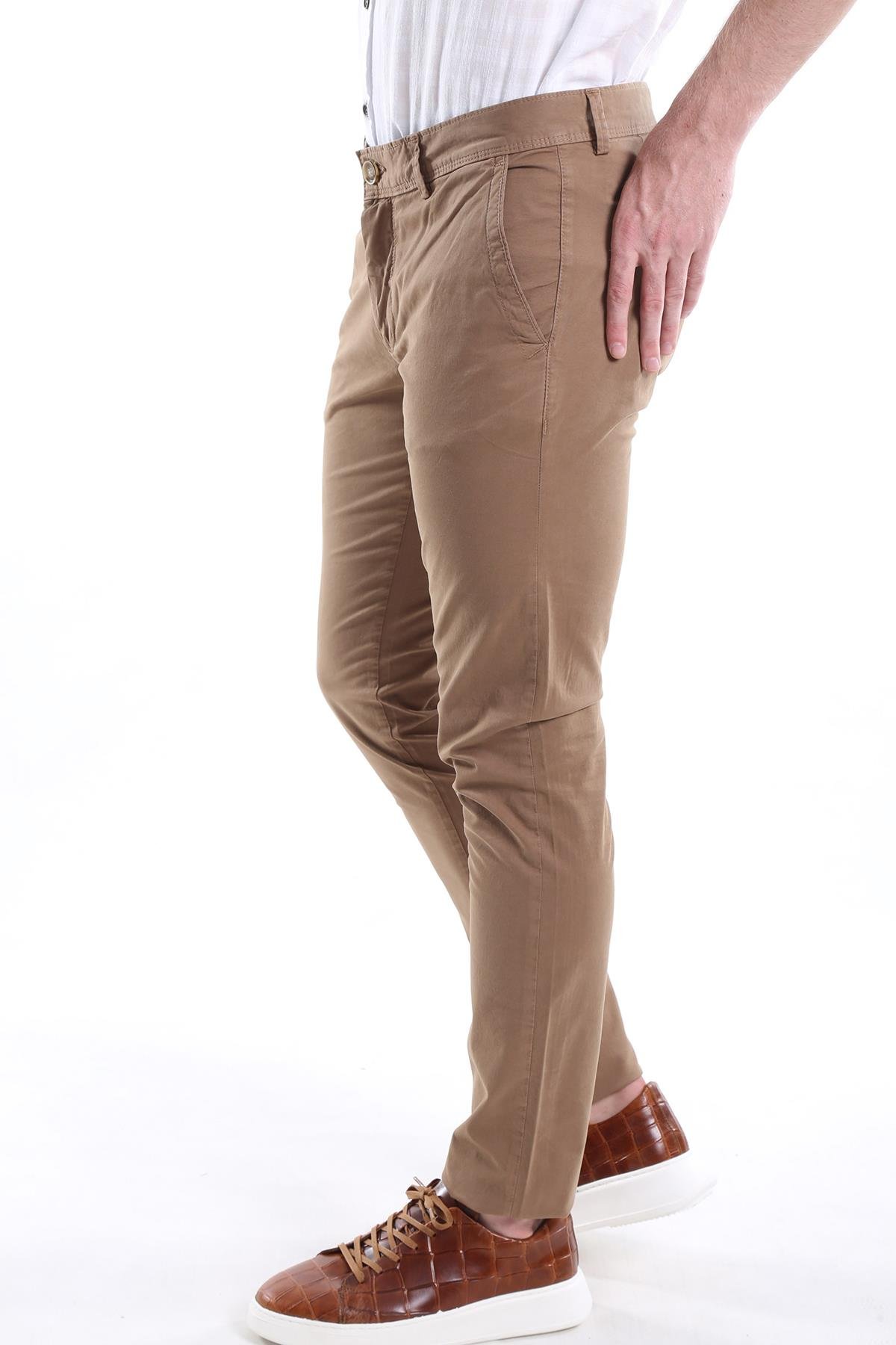 intersivinİntersivin Slim Fit Pamuklu Likralı Camek Erkek Pantolon 