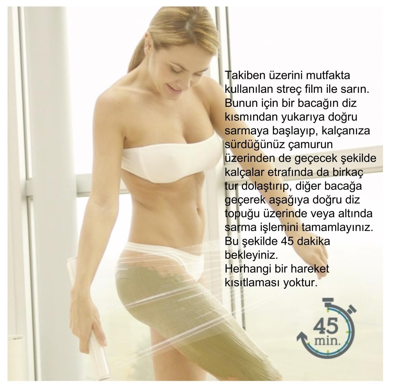 İnatçı Selülitlere Karşı Deniz Yosunu Çamuru - Uyluk ve Kalça 