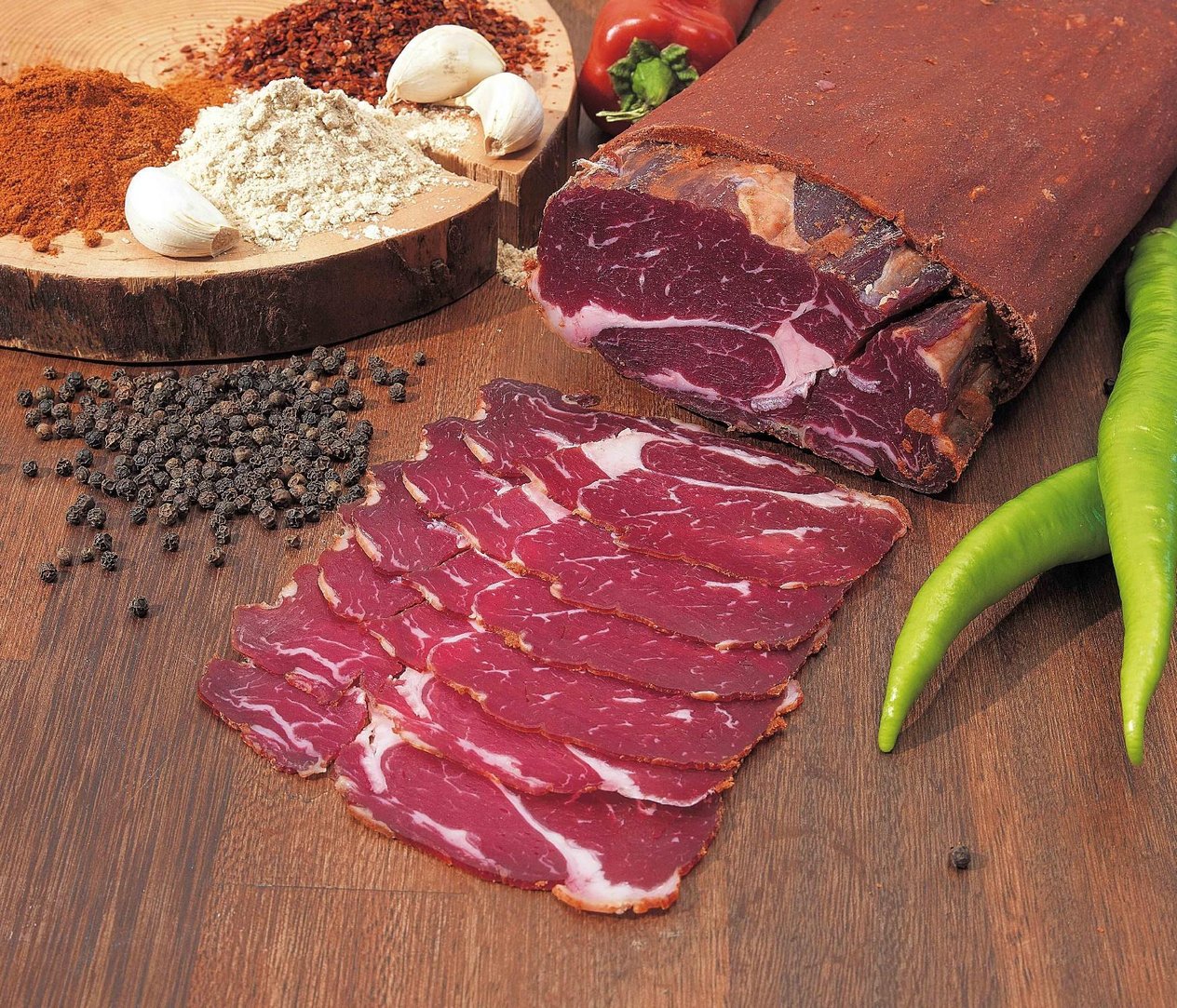 Karaca Yöresel İrişkin Sucuk 250 Gr Antrikot Çemensiz Pastırma 250 Gr Blok Dana Kavurma 250 Gr
